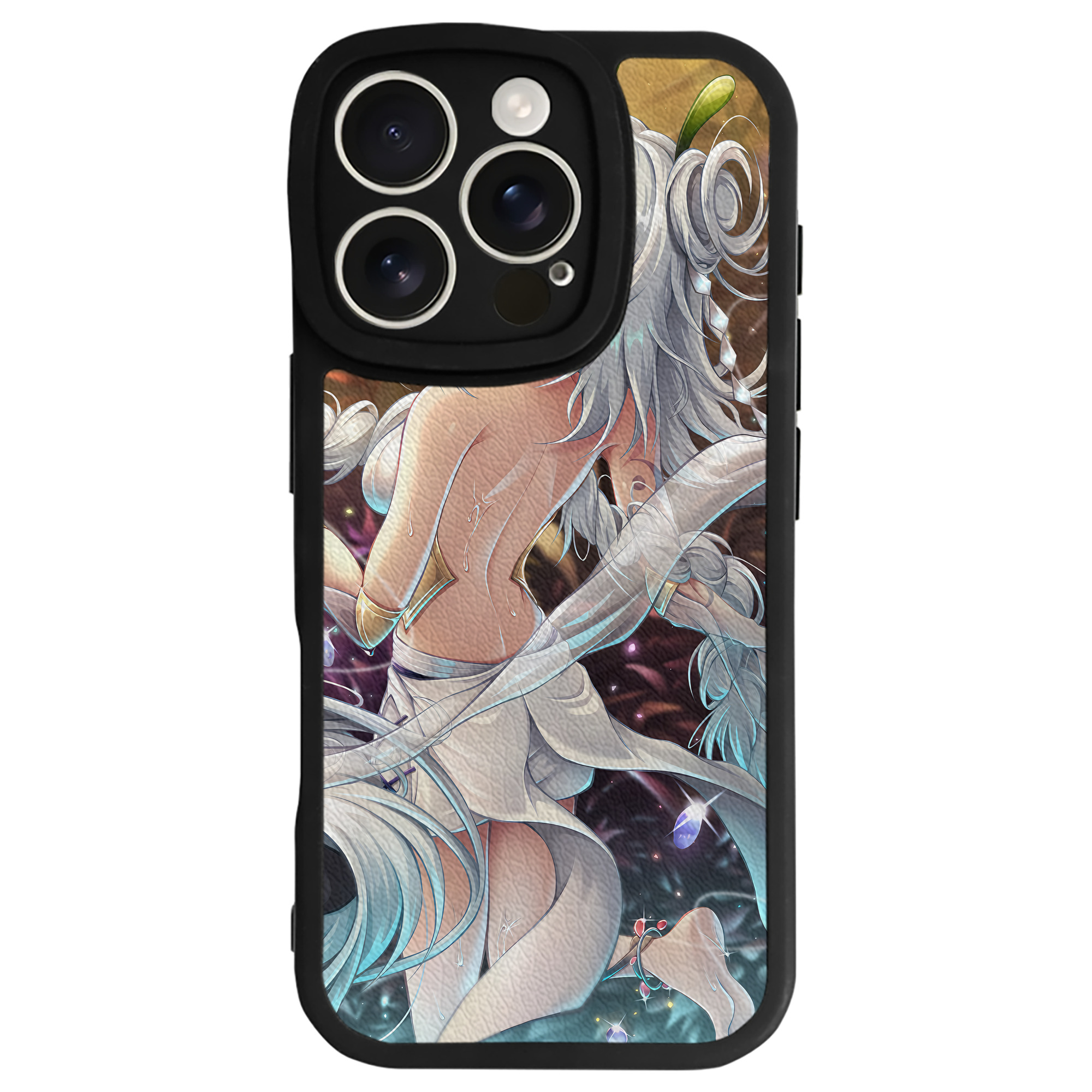 （画像用） 遊☆戯☆王 Yu-Gi-Oh! 【iPhone 16シリーズ対応】シリコンスマホケース（レザー調） 材質：シリコン